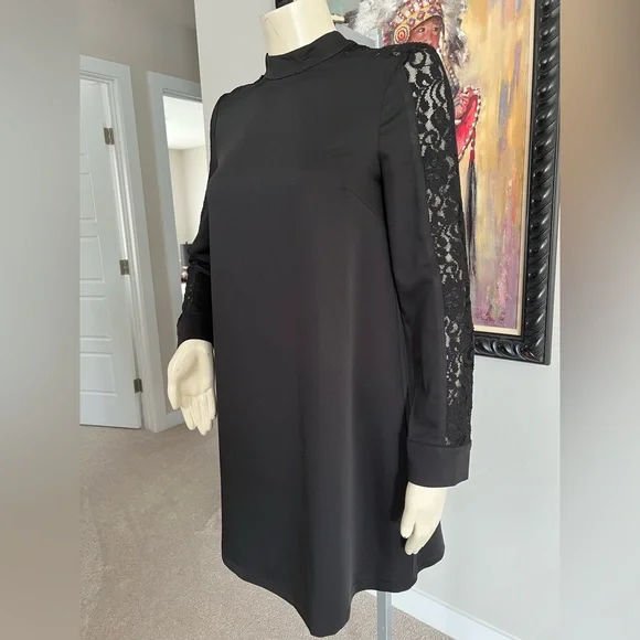 BCBGMAXAZRIA Black Long Sleeve Dress – Size XS - Picture 6 of 15